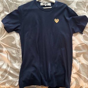 Comme Des Garcons (CDG) Shirt - Navy - Size Large